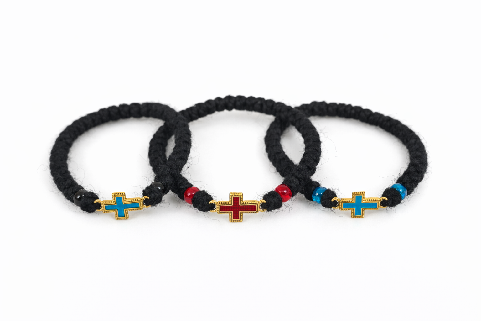 Χειροποίητο κομποσκοίνι με Σταυρό